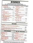 Tommy's Family menu