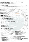 La Petite Auberge menu