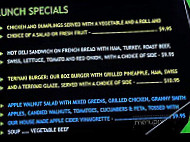 R J's Family menu