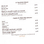 Josy-Jo menu