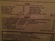 Duke's Steakhouse At Casino Fandango menu