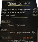 L'escale menu