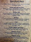 Stoagie's Family Room Cafe menu