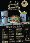 Jack's Burgers menu