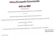 Relais De L'abbaye menu