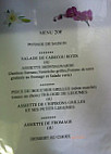 Le Métropole menu