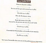 Saveurs des Halles menu