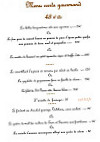 Au Fil de l'Eau menu