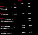 Le P'tit Comtois menu