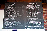 Red House West menu