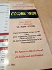 Golden Wok menu