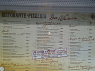 Da Vinci menu