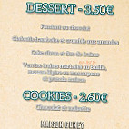 Maison Geney menu