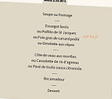 Poquet Hébergement menu