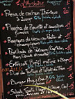 Le Club House menu