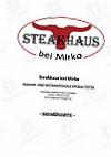 Steakhaus Bei Mirko menu