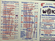 Asia Wok menu