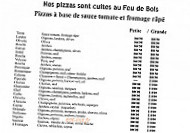 Hostelrie Le Relais menu