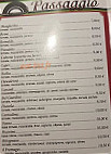 Le Passaggio menu