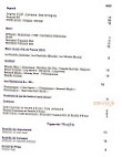 58 Lounge menu