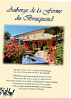 Auberge La Ferme du Brusquand menu