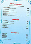 Le Taj Mahal menu