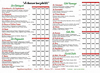 Le Pizzaiolo menu