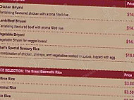 Vegan By Krish Indian Cuisine Robina menu