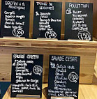 Le Café Potager menu