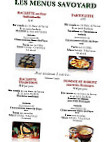 Le Saint Moritz menu