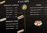 Les Fromentiers menu