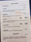 L'ardoise menu