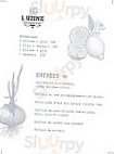 L'uzine menu