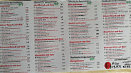 Asia Imbiss menu