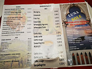 Luna Sole menu