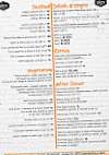 The Dock Bar Restaurant menu