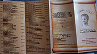 Metaxa menu