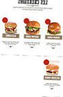 Mythic Burger menu