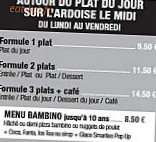 Azzurro menu