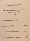 Grünhäuser Mühle menu