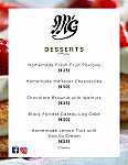 Mcgeough's menu