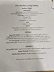 The Kitchen Bistro Piano menu