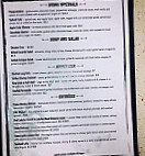 Reservoir Tavern menu