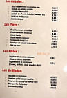 Le Bistrot Du Marché menu