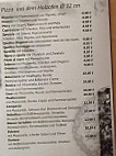 Trattoria Mediterranea menu