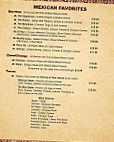 Aztec Authentic Mexican menu