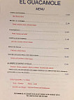 El Guacamole Authentic menu