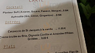 Brasserie Le Fontenoy menu