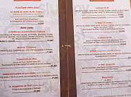 La Plage De Sophie menu