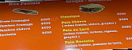 King Burger menu